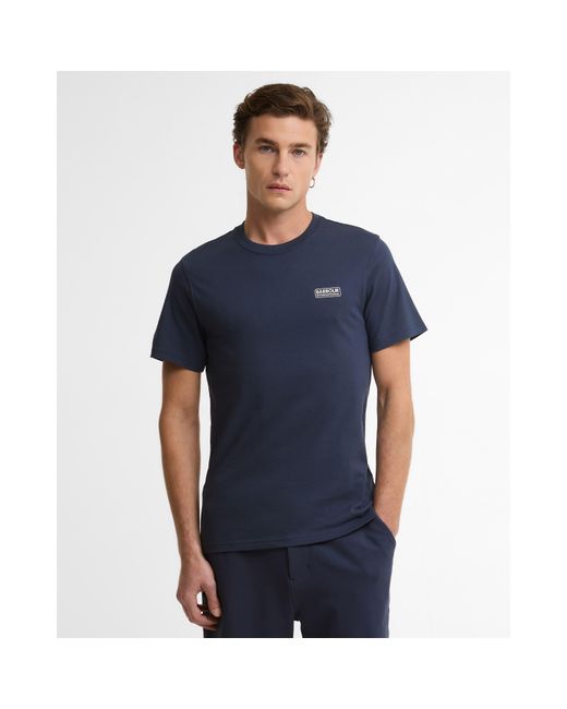 Barbour Blue Small Logo T-Shirt for men