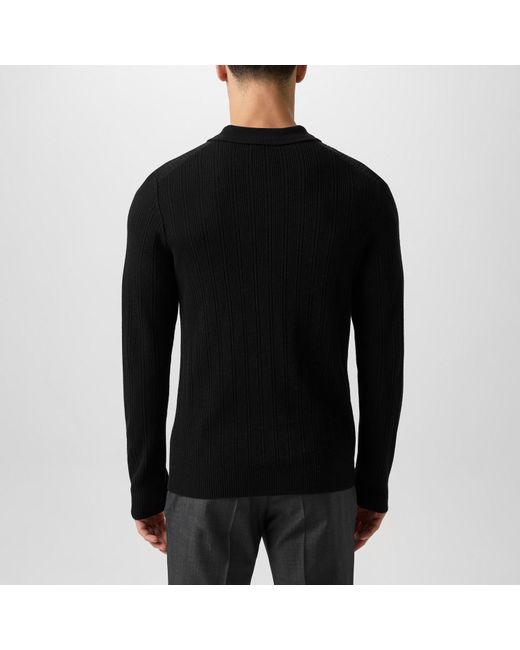 HUGO Black Sastoro 1/4 Zip Top for men