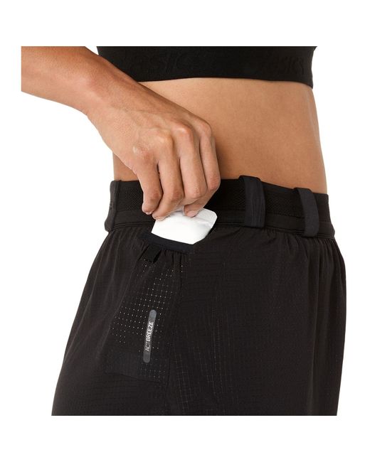 Asics Blue Metarun Split Shorts Running Short