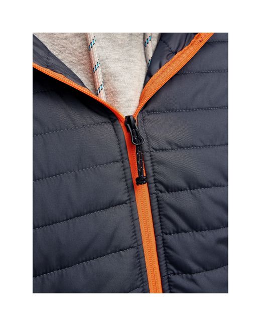 Jack & Jones Blue Lightweight Quilted Weather-Resistant Puffer Jacket for men