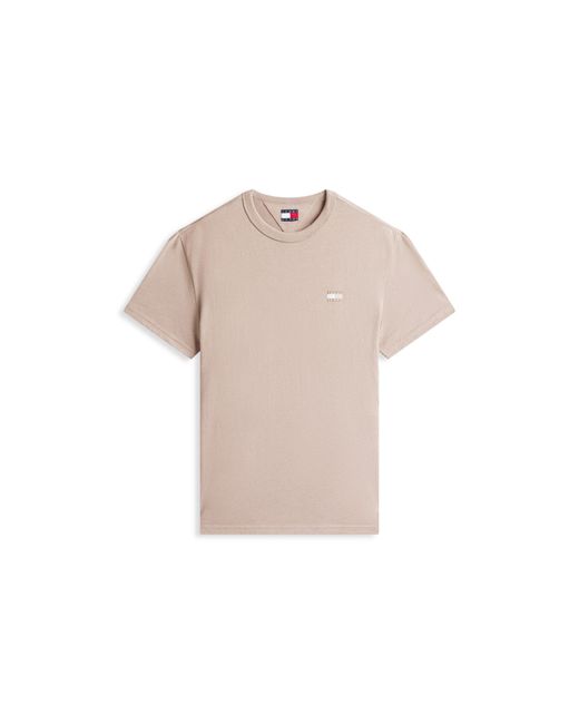 Tommy Hilfiger Pink Classic Tommy Small Badge T Shirt for men