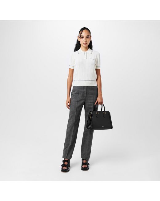 McQueen Black Alex Birdee Large Tote Bags