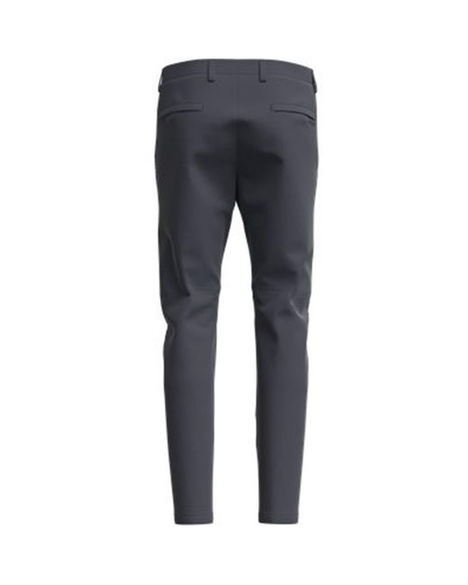 Boss Blue Hugo Commuter Slim Fit Trousers for men