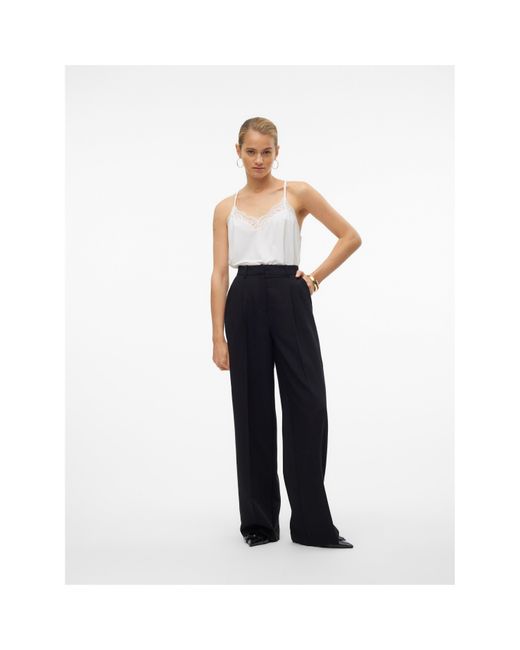 Vero Moda White Ana Lace Woven Cami Vest