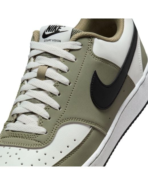 Nike Green Court Vision Low Trainers for men