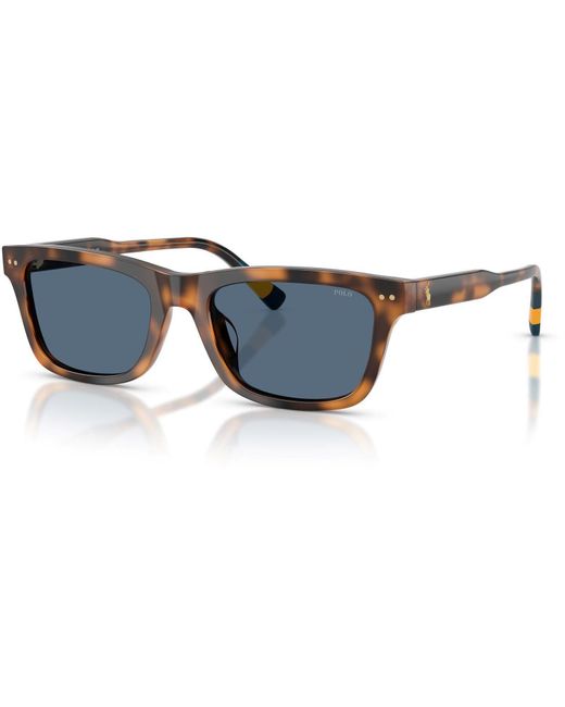 Polo Ralph Lauren Blue 0Ph4240U Square Sunglasses for men