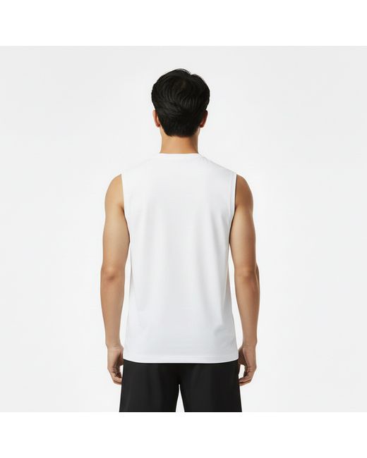 Lacoste White Performance Vest for men