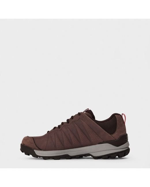 Oboz Brown Sypes Wide Leather Waterproof Hiking Shoes