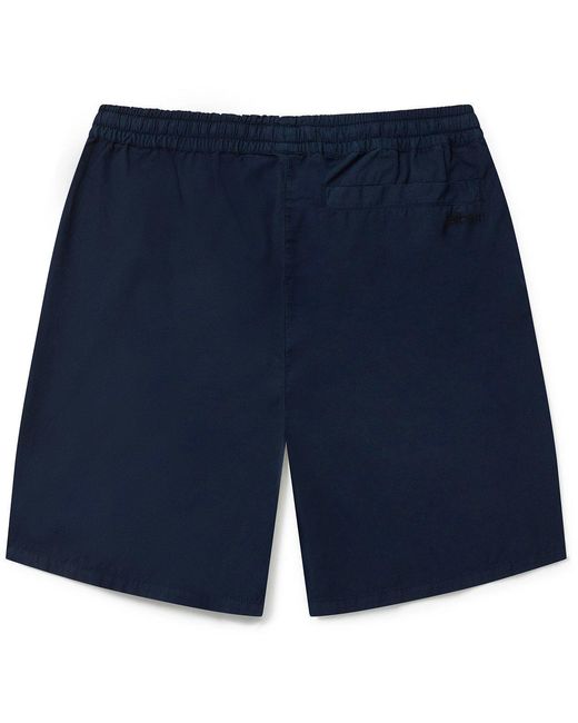 Albam Blue Poplin Shorts for men