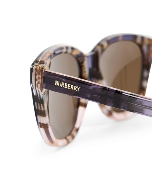 Burberry Multicolor 0Be4486 Cat Eye Sunglasses