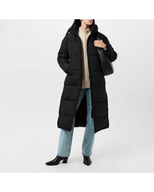 Vero Moda Black Klea Water Resistant Insulated Long Puffer Jacket