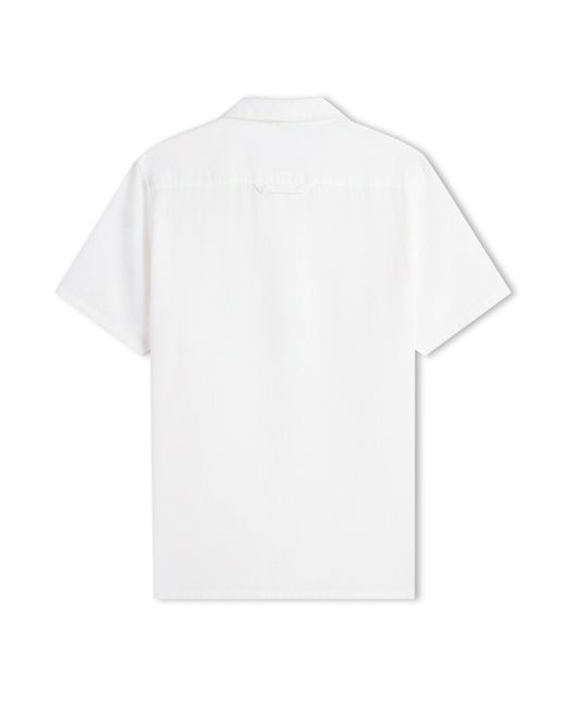 Tommy Hilfiger White Short Sleeve Plain Shirt for men