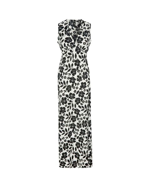 Wednesday's Girl White V-Neck Maxi Dress