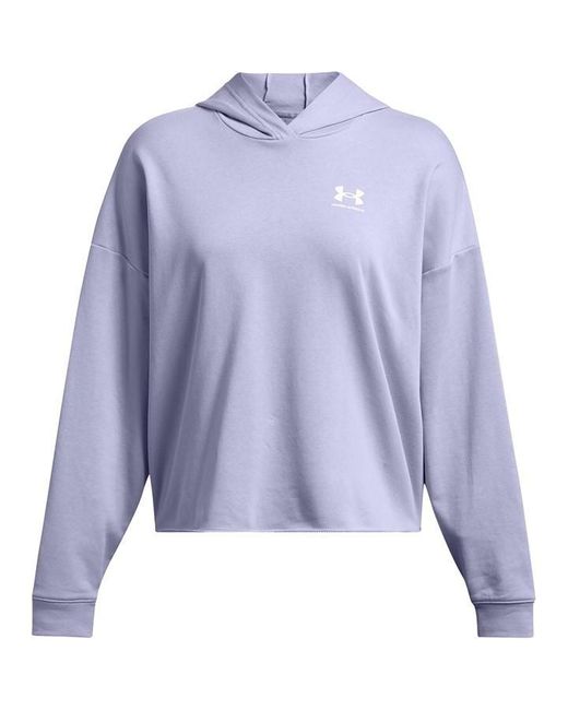 Under Armour Purple Rival Terry Crew Sweatshirt