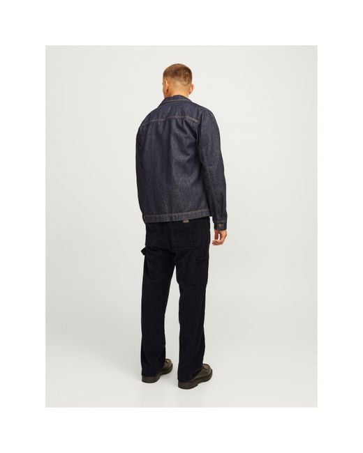 Jack & Jones Blue Corduroy Trousers for men