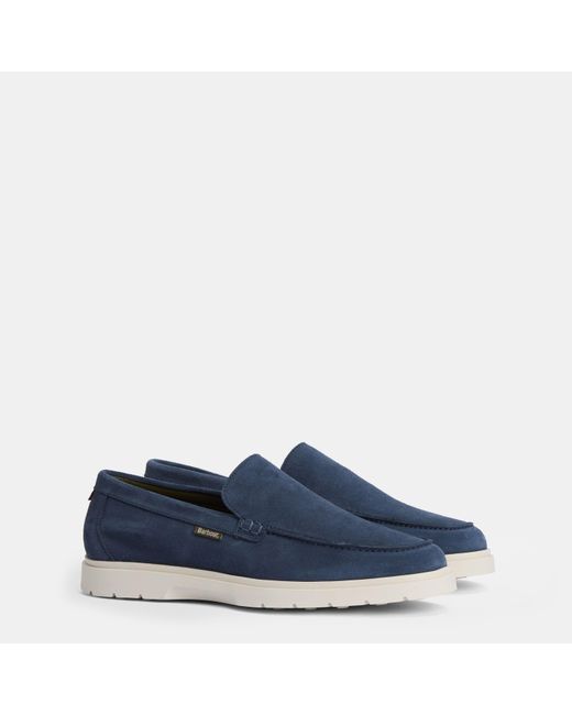 Barbour Blue Carty Loafers for men