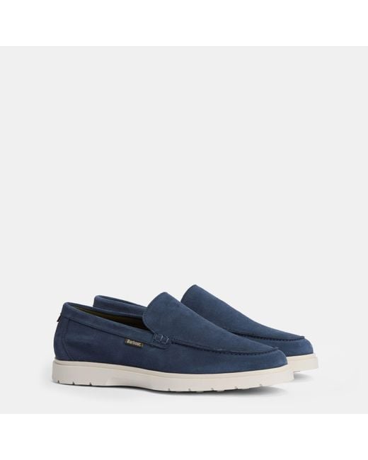 Barbour Blue Carty Loafers for men