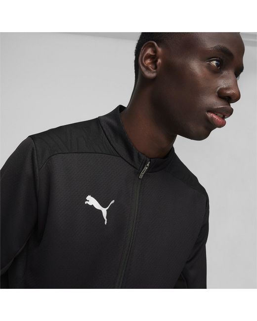 PUMA Black Performance Moisture-Wicking Training Jacket for men