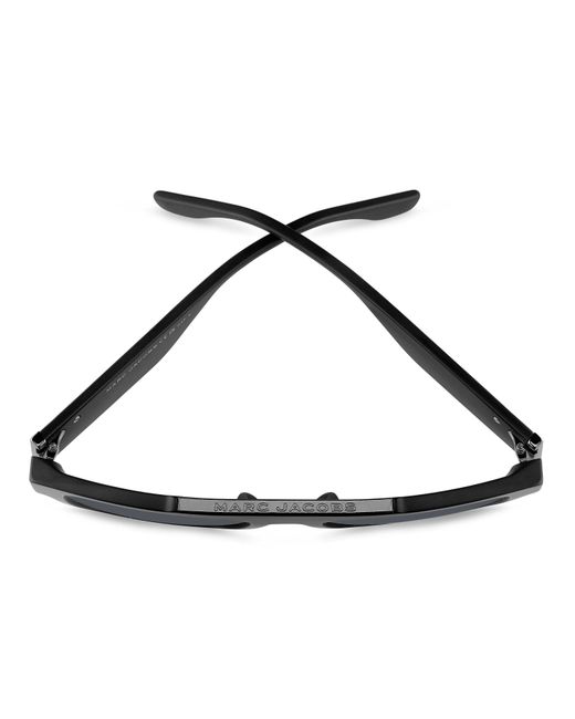 Marc Jacobs Black Round Sunglasses for men