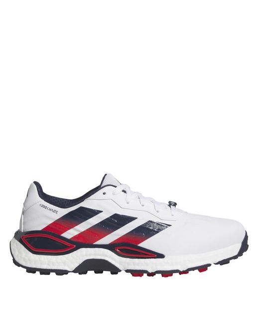 Adidas White Codechaos 27 Spikeless Golf Shoes for men
