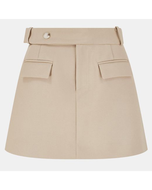 Odd Muse Natural Mini Skirt