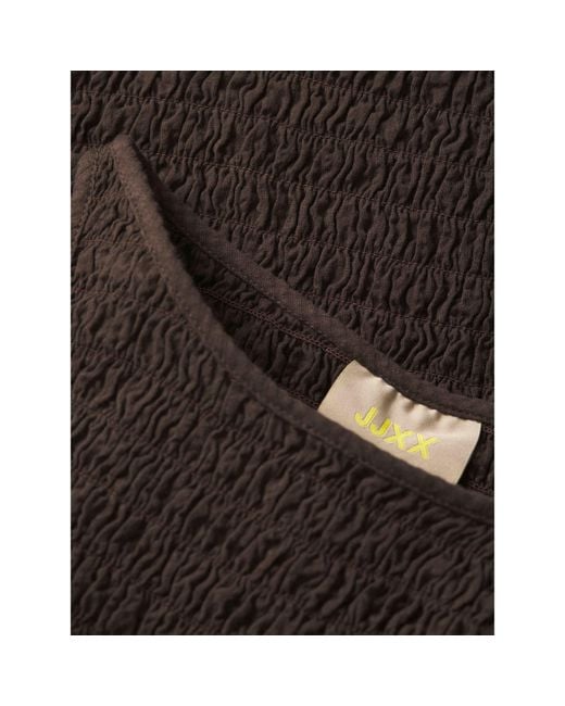 JJXX Black Smock Peplum Top
