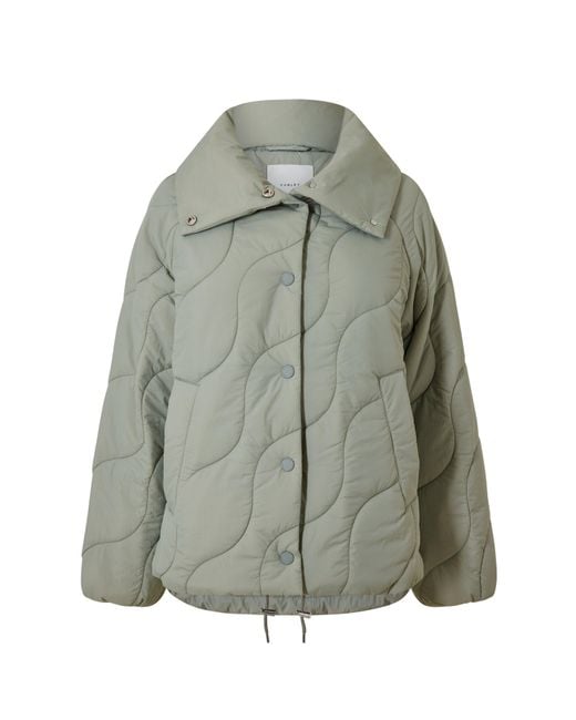 Varley Green Quilted Jacket
