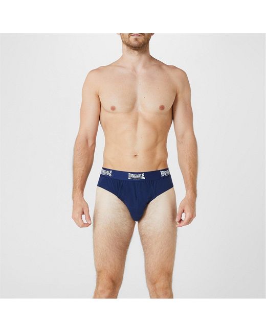 Lonsdale Blue 2Pk Brief for men