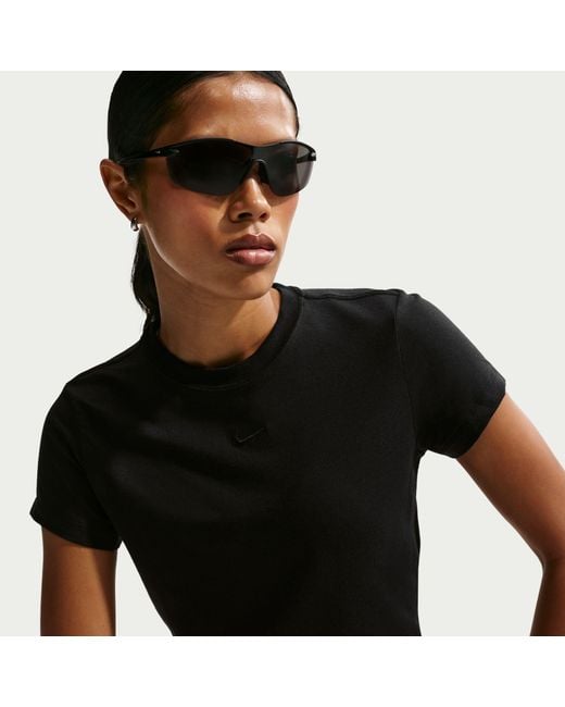 Nike Black Chill Knit Crop