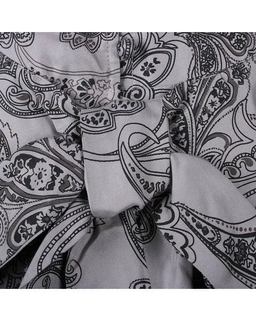 Juicy Couture Gray Jgmu9843 Paisley Dress
