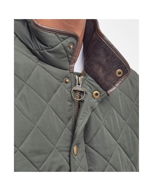 Barbour Gray Powell Jacket for men