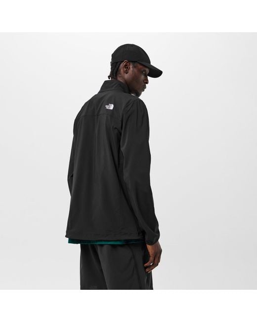 The North Face Black Nimble Wind-Resistant Water-Repellent Softshell Jacket for men