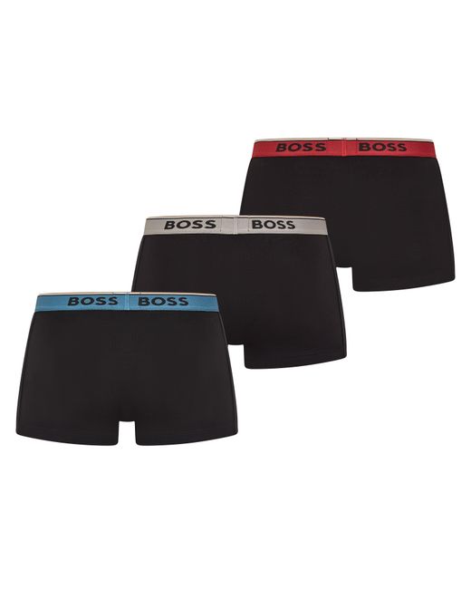 Boss Black Bodywear 3-Pack Boxer Shorts With Logo Detail for men