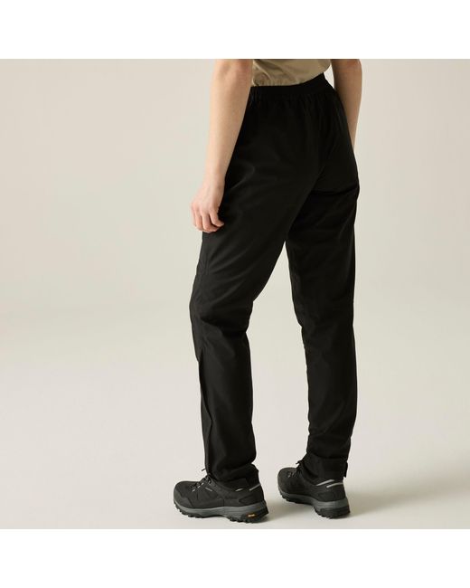 Regatta Black Highton Waterproof Overtrouser (Regular)
