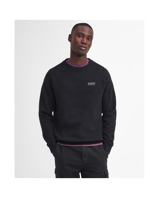 Barbour Blue Essential Sweatshirt for men