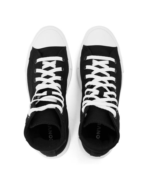 Converse Black Day One Pit Canvas High-Top Trainers