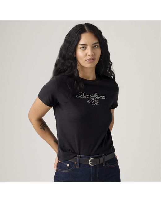 Levi's Black Classic Script T-Shirt