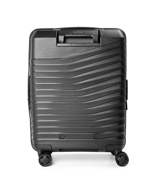 Samsonite Black Intuo Spinner 55X40X20/23Cm Exp Cabin Hard Suitcase