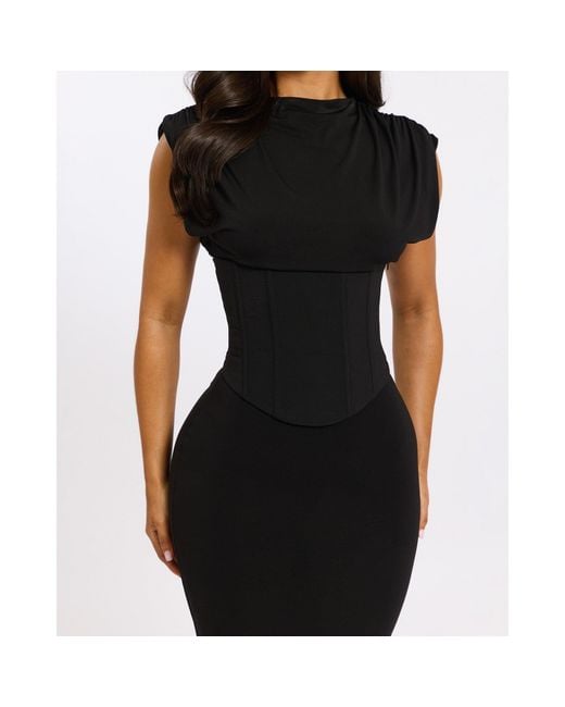 Mars the Label Black Sandra Maxi Long Dress