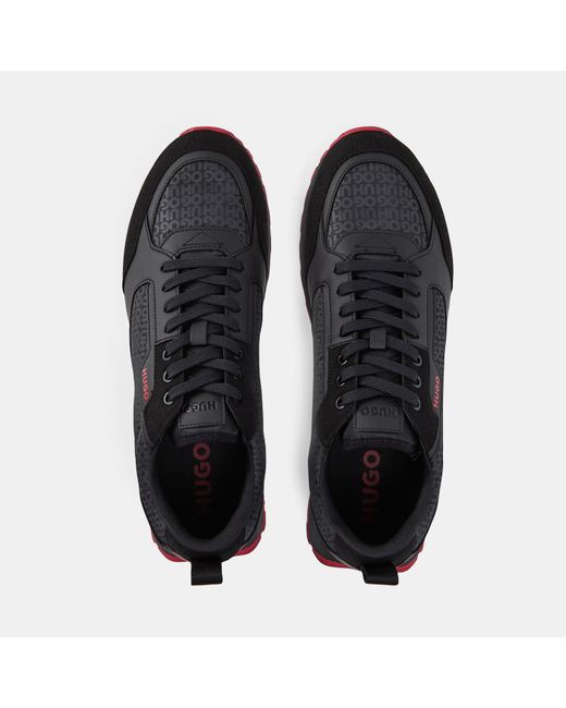 HUGO Black Icelin Runners for men