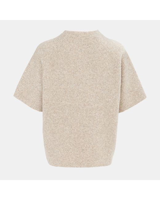 Miso Natural Short Sleeve Knit Tee