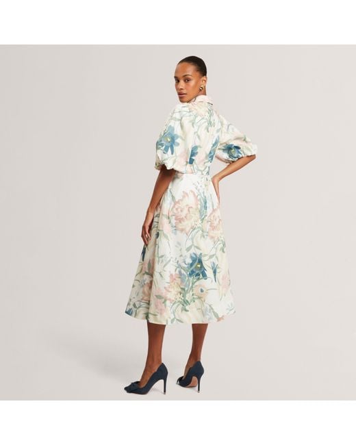Ted Baker Blue Shirt Dress