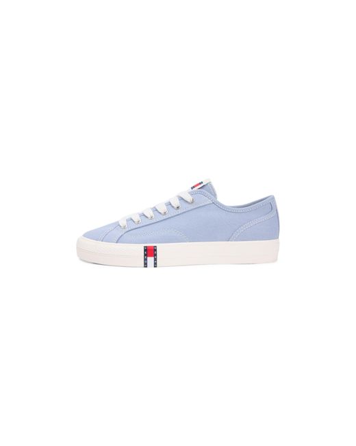 Tommy Hilfiger Blue Canvas Trainers