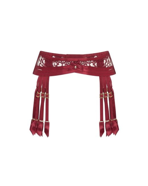Agent Provocateur Red Dioni Suspender