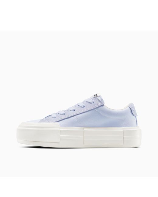 Converse White Chuck Taylor All Star Cru Platform Trainers