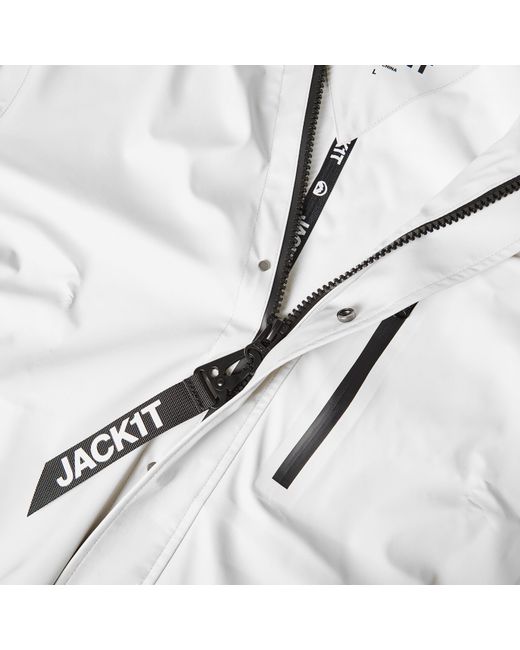 Jacket Gray Elements Rain Anorak for men