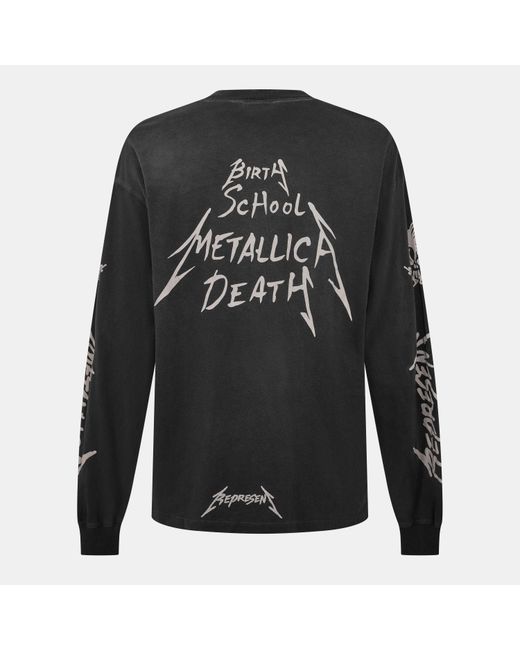 Represent Black Cotton T-Shirt for men