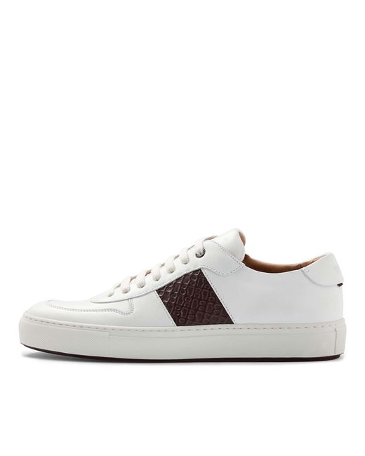 Boss White Mirage Tennis Trainers for men