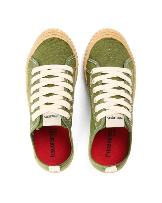 Havaianas Green Tns Sneakr Flip Flops