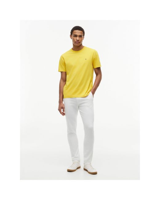 Tommy Hilfiger Yellow Short-Sleeved T-Shirt for men